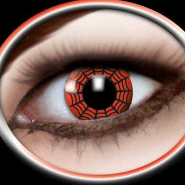 Carnaval carnaval lenzen spinnenweb rood